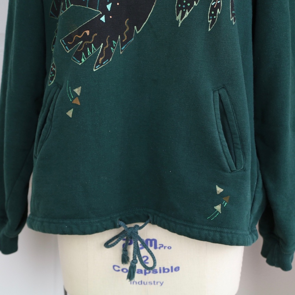 Vintage Hand-Painted Native American Sweatshirt - Picture 3 of 7